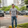 Camiseta  De Algodón Pima