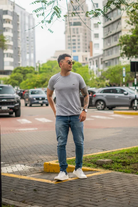 Camiseta  De Algodón Pima